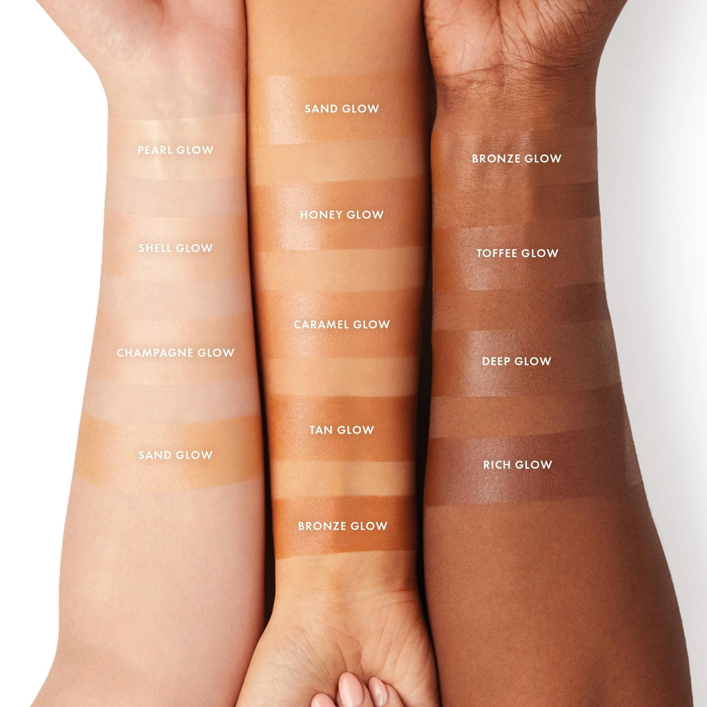 ICONIC LONDON Radiance Booster | Liquid Radiance Lightweight Skin Tint for a Glowy Makeup Look, Cruelty Free, Vegan Makeup (Sand Glow) 30 mL/ 1.01 Fl Oz - Maple Wellness Supplements