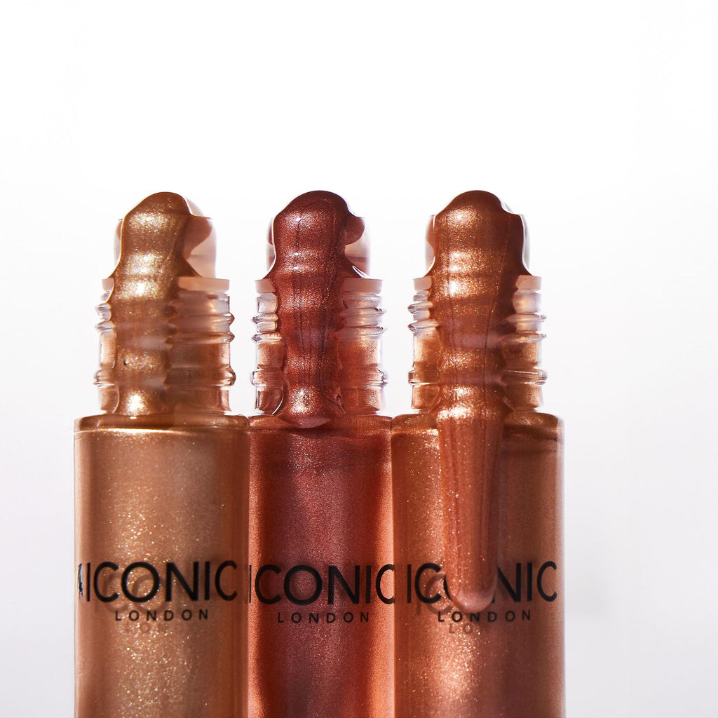 ICONIC LONDON Rollaway Glow | Liquid Highlighter for a Radiant Glow, Cruelty-Free, Vegan Makeup (Champagne Chic) 0.27 Fl oz - TrustMedUSA