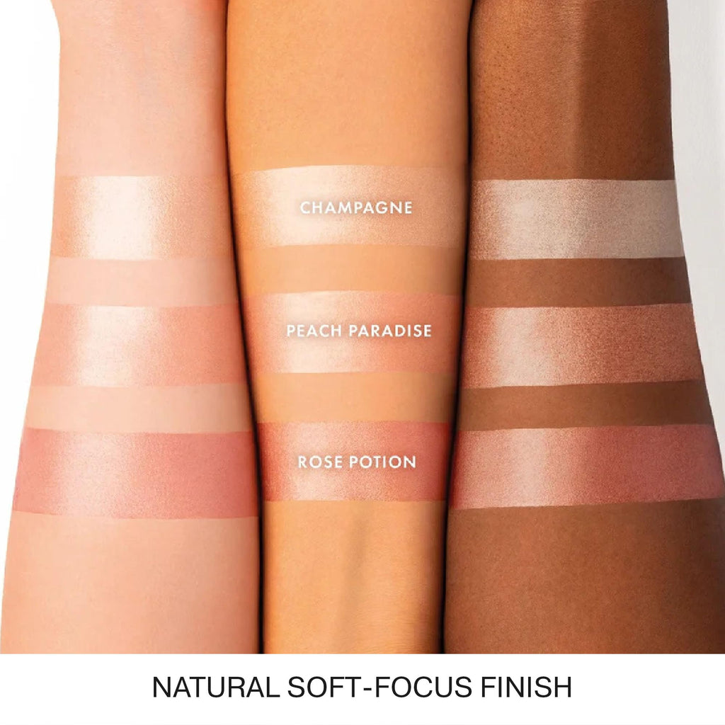 ICONIC LONDON Rollaway Glow | Liquid Highlighter for a Radiant Glow, Cruelty-Free, Vegan Makeup (Champagne Chic) 0.27 Fl oz - TrustMedUSA