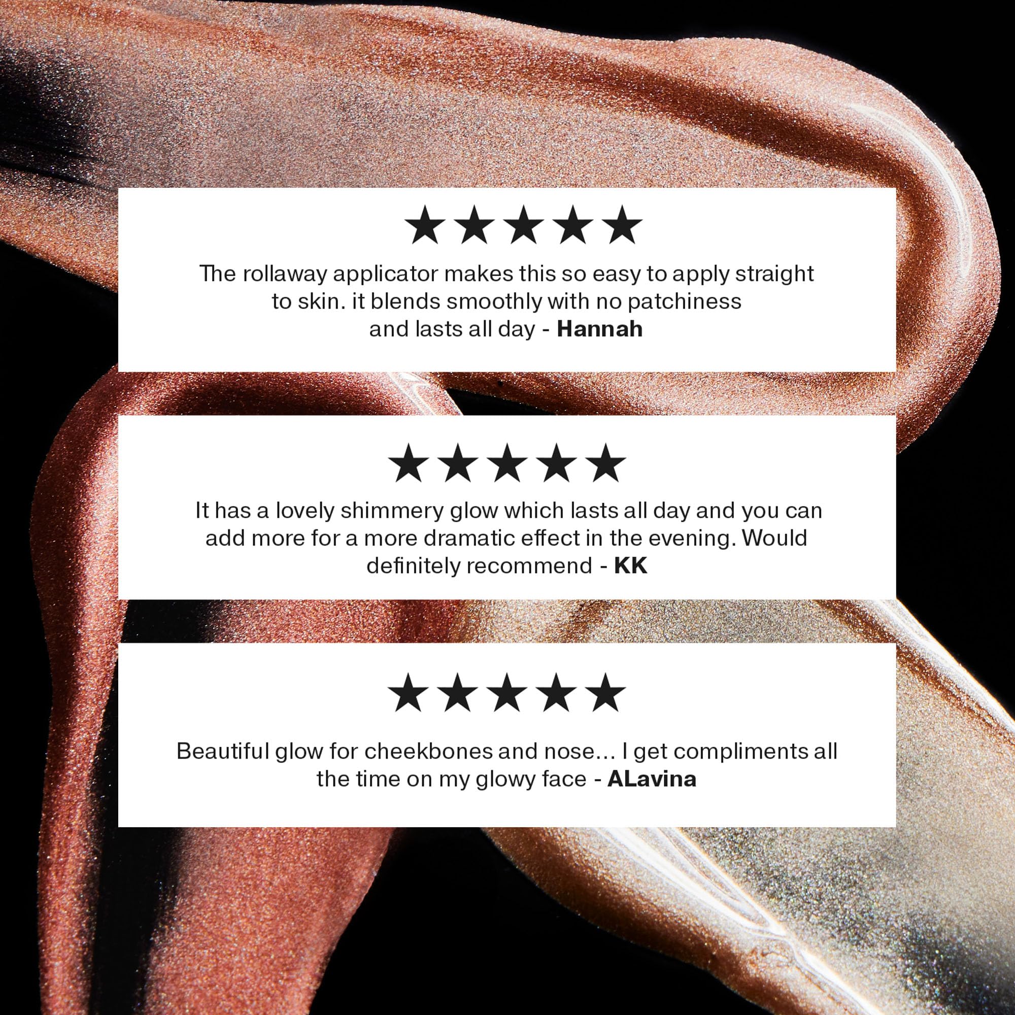 ICONIC LONDON Rollaway Glow | Liquid Highlighter for a Radiant Glow, Cruelty-Free, Vegan Makeup (Champagne Chic) 0.27 Fl oz - TrustMedUSA
