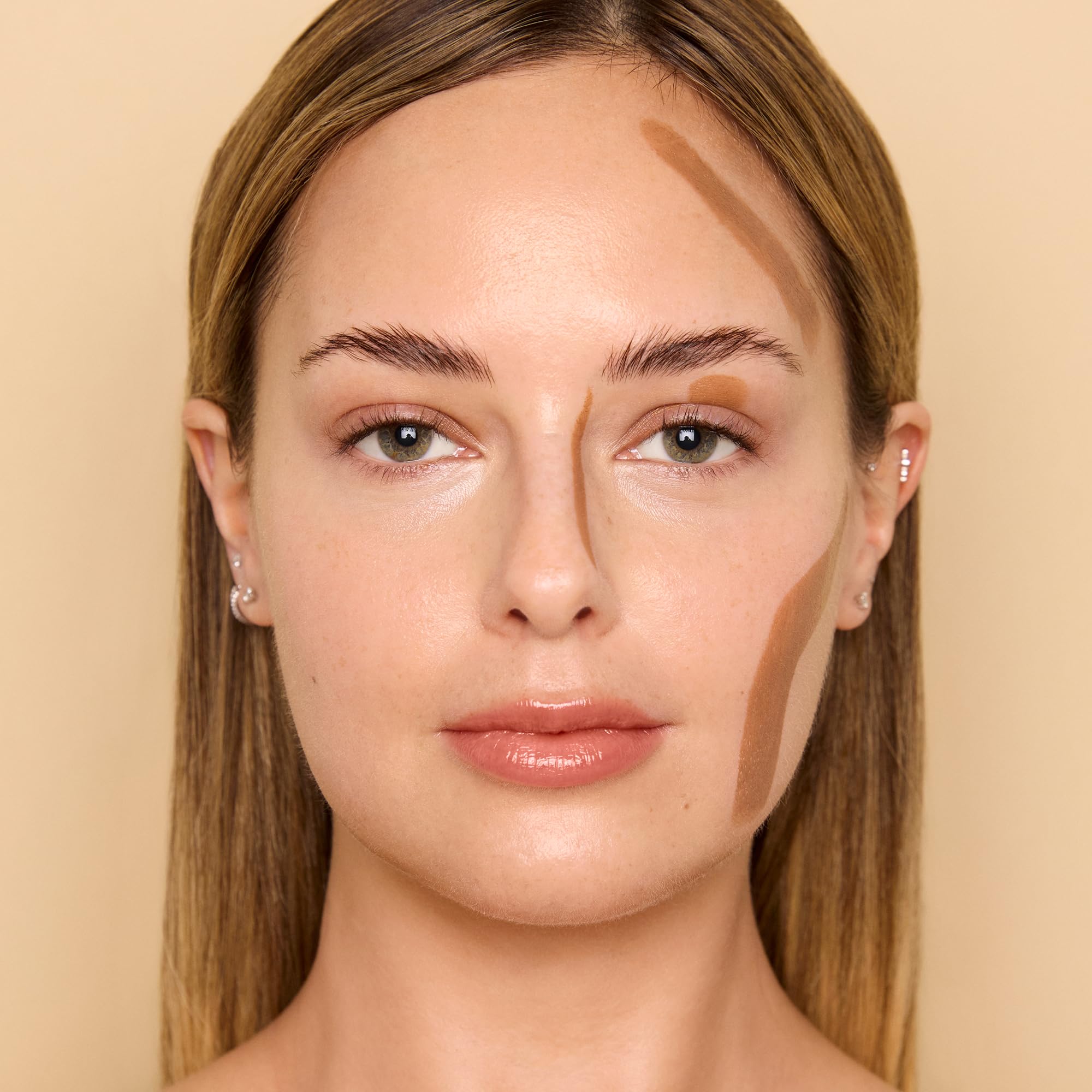 ICONIC LONDON Shape and Shade Sculpting Stick | Mega-Blurring Creamy Sculpting Stick, Seamless Apllication for Silky Finish, Cruelty Free, Vegan Makeup, 0.21 oz. (Curve- Light/Med) - Maple Wellness Supplements
