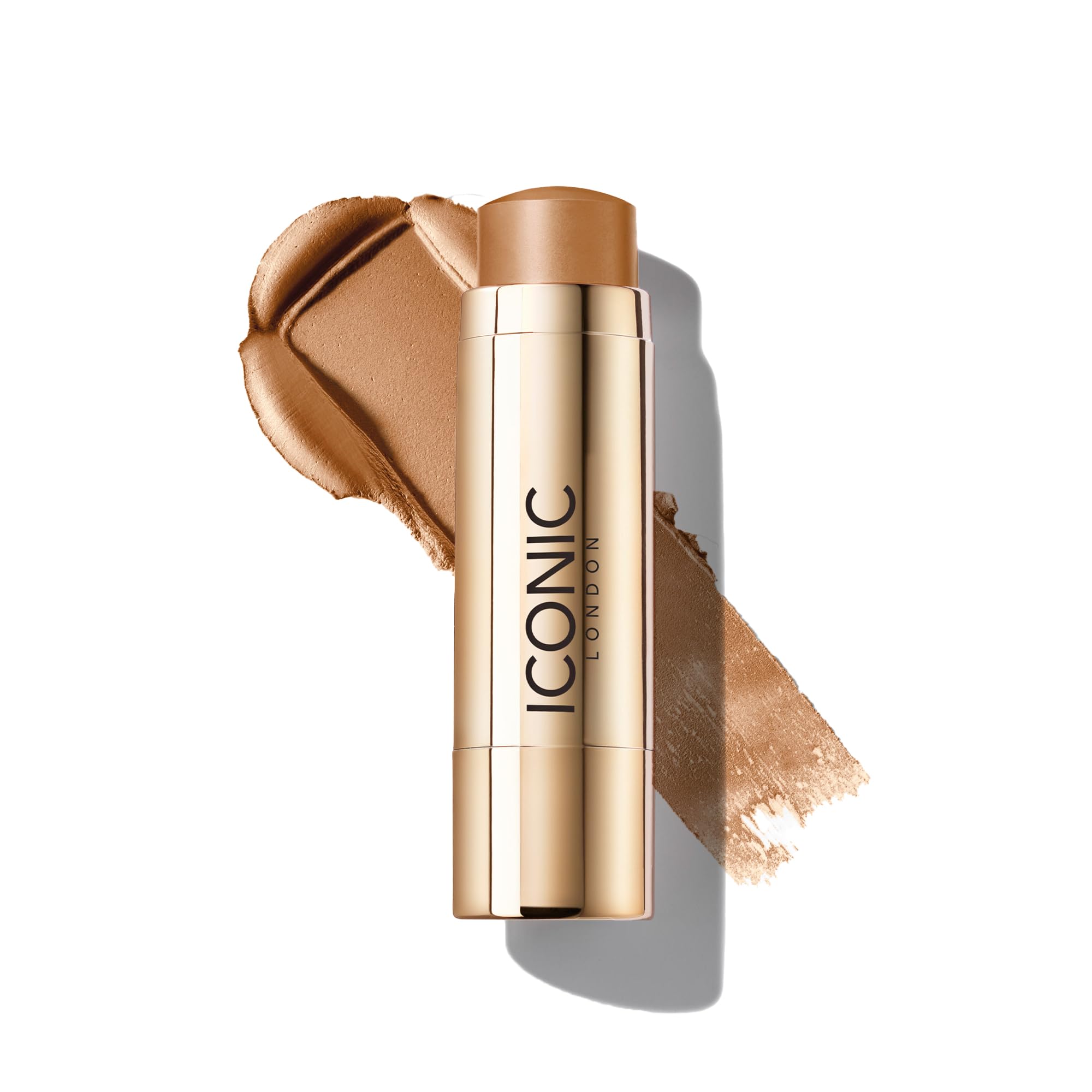 ICONIC LONDON Shape and Shade Sculpting Stick | Mega-Blurring Creamy Sculpting Stick, Seamless Apllication for Silky Finish, Cruelty Free, Vegan Makeup, 0.21 oz. (Curve- Light/Med) - Maple Wellness Supplements