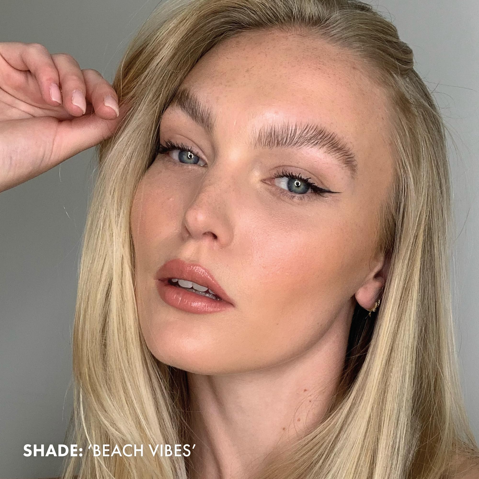 ICONIC LONDON Sheer Bronze | Lightweight Liquid Buildable Bronzer, Cruelty Free, Vegan Makeup, (Beach Vibes) 0.42 Fl oz - Maple Wellness Supplements