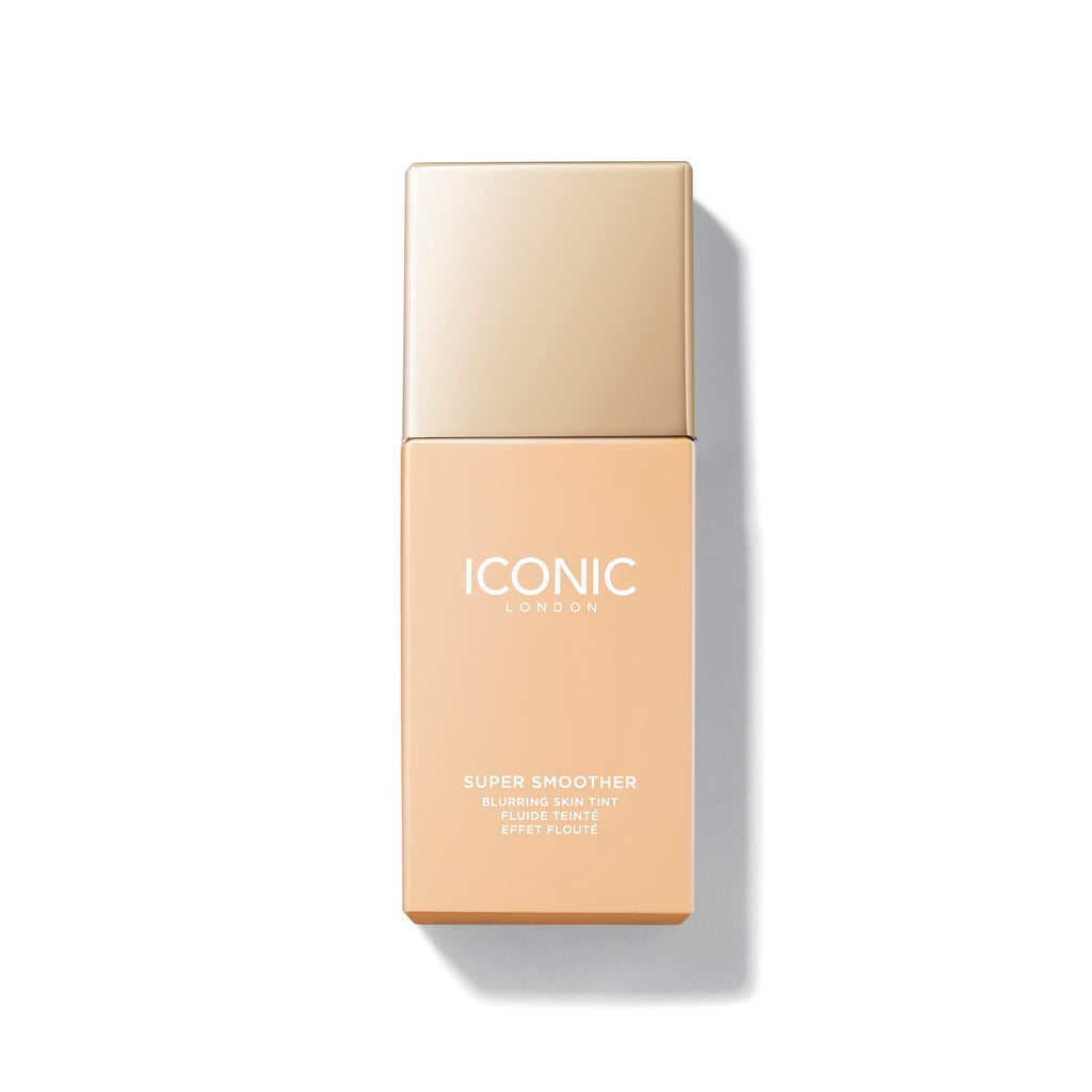 ICONIC LONDON Super Smoother Blurring Skin Tint | Light to Medium Coverage, Hydrating, Ultra-Lightweight Tinted Moisturizer, Cruelty-Free, Vegan Makeup (Neutral Fair) 1.01 Fl oz - Maple Wellness Supplements