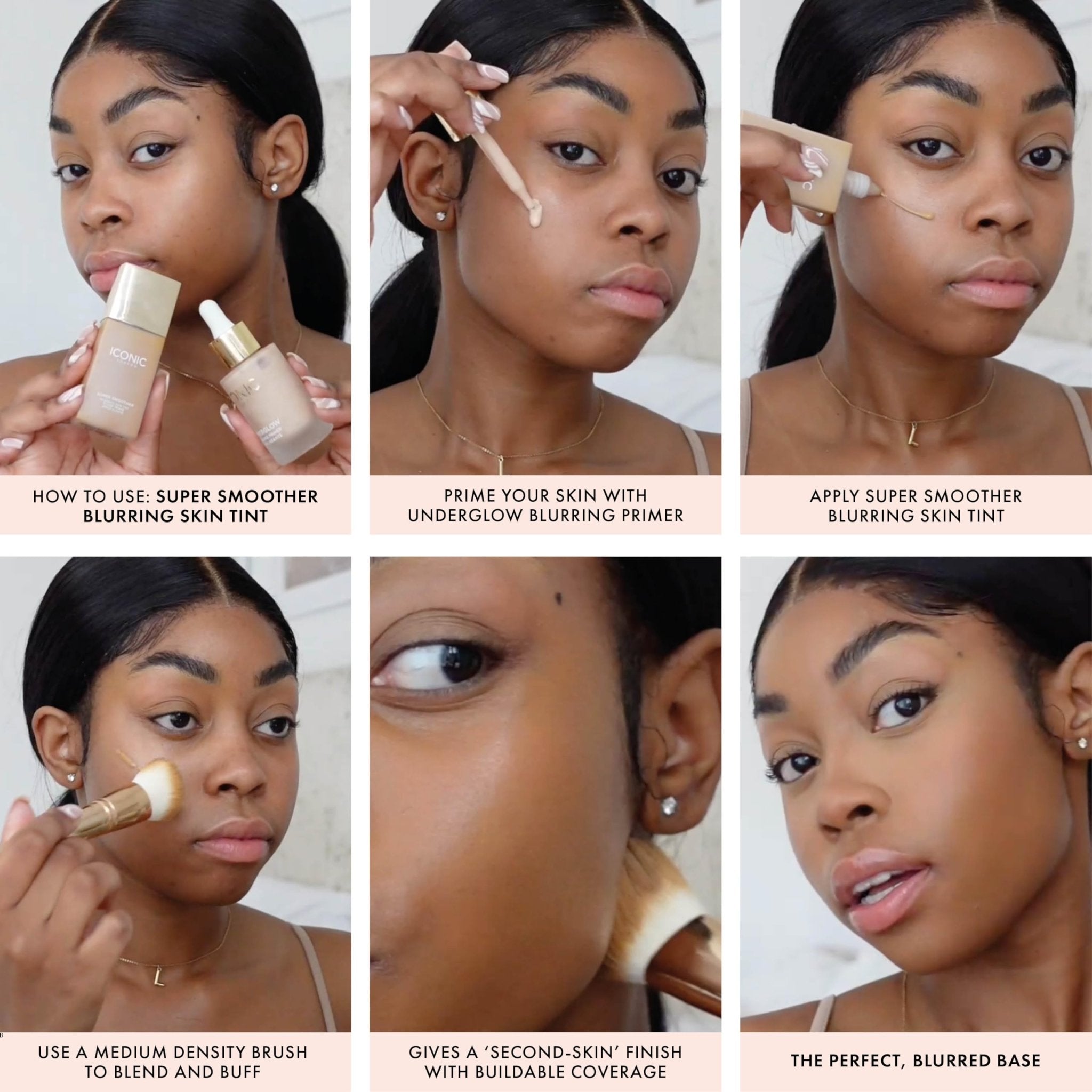 ICONIC LONDON Super Smoother Blurring Skin Tint | Light to Medium Coverage, Hydrating, Ultra-Lightweight Tinted Moisturizer, Cruelty-Free, Vegan Makeup (Neutral Light) 1.01 Fl oz - Maple Wellness Supplements