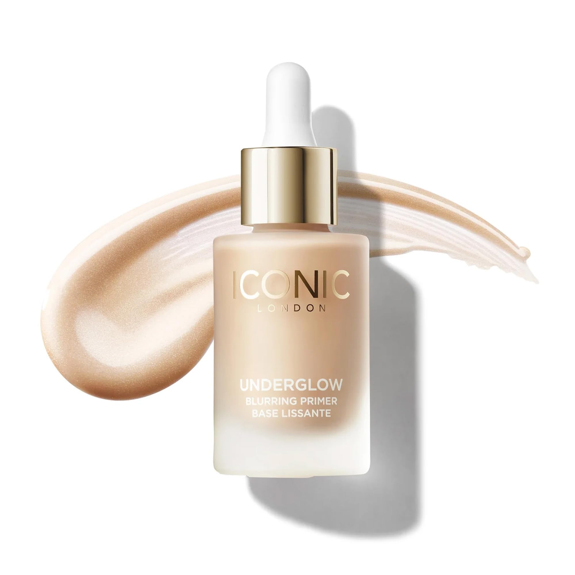 ICONIC LONDON Underglow Blurring Primer | Blurs Imperfections and Gives Skin a Radiant Glow, Cruelty-Free, Vegan Makeup Universal Shade, 0.91 Fl oz - TrustMedUSA