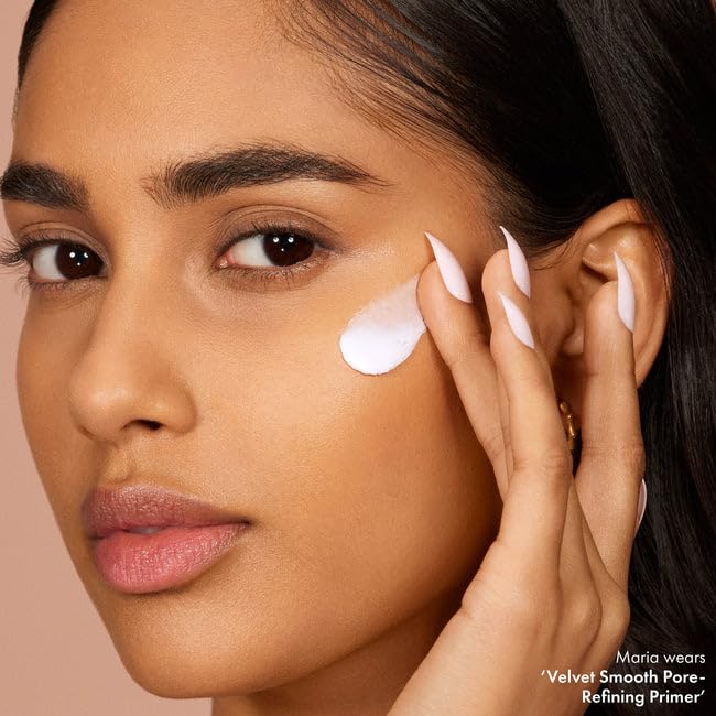 ICONIC LONDON Velvet Smooth Pore-Refining Primer | Whipped, Balmy Primer, Diffuses Pores, Cruelty-Free, Vegan Makeup, 1.01 Fl oz - TrustMedUSA