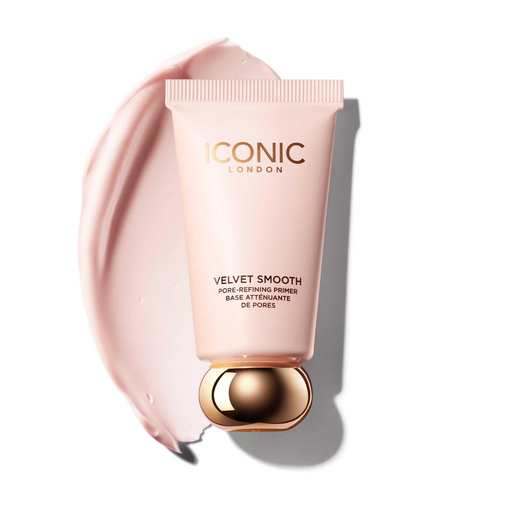 ICONIC LONDON Velvet Smooth Pore-Refining Primer | Whipped, Balmy Primer, Diffuses Pores, Cruelty-Free, Vegan Makeup, 1.01 Fl oz - TrustMedUSA