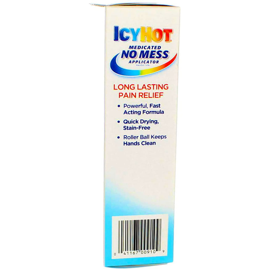 Icy Hot Medicated No Mess Applicator Max-Strength 2.5 Ounce (73ml) (6 Pack) - TrustMedUSA