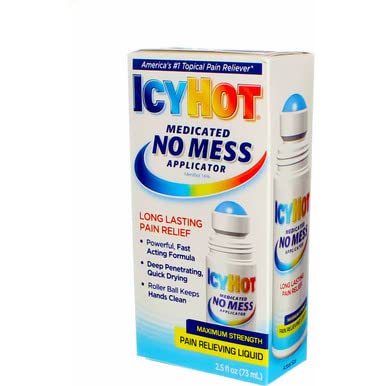 Icy Hot Medicated No Mess Applicator Max-Strength 2.5 Ounce (73ml) (6 Pack) - TrustMedUSA