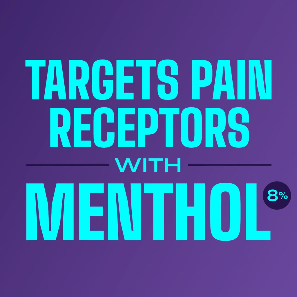 Icy Hot Original Pain Relief Nighttime Recovery No-Mess Roll-On Applicator, Fast-Acting Pain Relief with Menthol 8% for Backaches, Joints, Muscle Strains and Arthritis, Lavender Scent, 2 oz - Maple Wellness Supplements