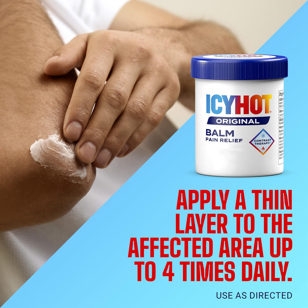 Icy Hot Original Pain Relieving Balm 3.5 oz (pack of 4) - TrustMedUSA