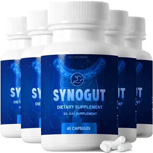 Ideal Performance Synogut Pills Dietary Supplement for Gut Health (5 Bottles) - TrustMedUSA