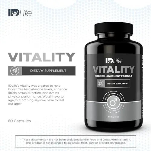 IDLife | Vitality - Energy Support Supplement | Enhance Physical, Improve Blood Flow - TrustMedUSA