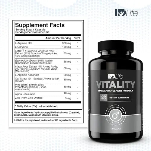 IDLife | Vitality - Energy Support Supplement | Enhance Physical, Improve Blood Flow - TrustMedUSA
