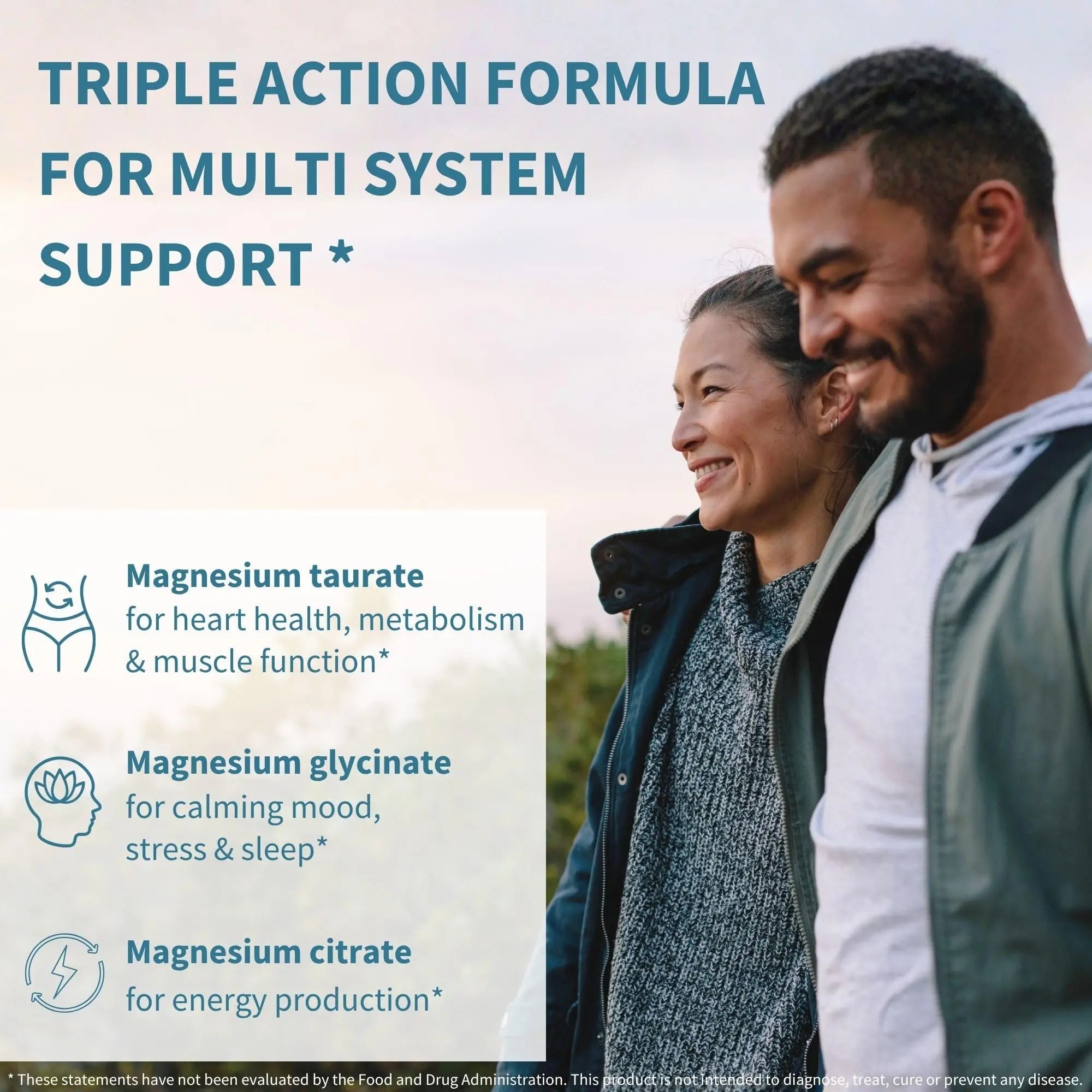 Igennus Superior Triple Magnesium Complex, Fully Reacted & Chelated Glycinate, Taurate & Citrate, Clean Label, High Bioavailability & Absorption, 60 Tablets, Vegan, Non-Buffered - TrustMedUSA