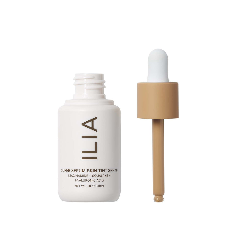 ILIA - Super Serum Skin Tint SPF 40 | Non-Comedogenic, Vegan, Lightweight to Help Against Blue Light, + Pollution while Hydrating, Smoothing, + Refining (Paloma ST9, 1 fl oz | 30 ml) - TrustMedUSA
