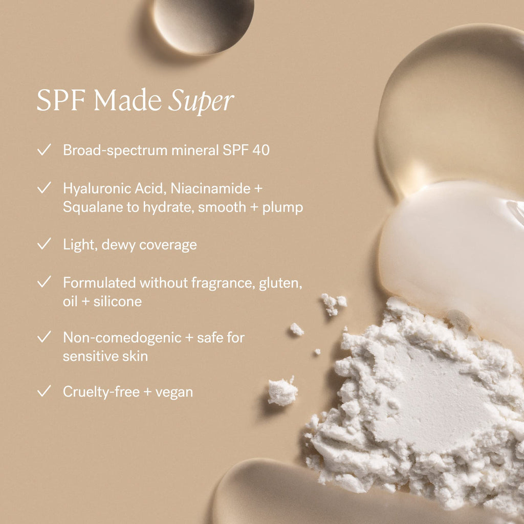 ILIA - Super Serum Skin Tint SPF 40 | Non-Comedogenic, Vegan, Lightweight to Help Against Blue Light, + Pollution while Hydrating, Smoothing, + Refining (Paloma ST9, 1 fl oz | 30 ml) - TrustMedUSA