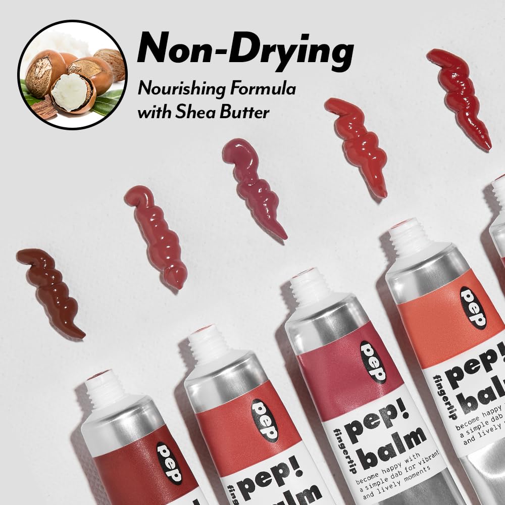 I'M MEME Lip and Cheek Tint - PepBalm 001 Recharger | Wtih Shea Butter, Gift, Liquid Blush, Travel-Friendly, Highly Pigmented, Non-Drying, Sheer Balm Gross Tint, 0.52 Oz - TrustMedUSA