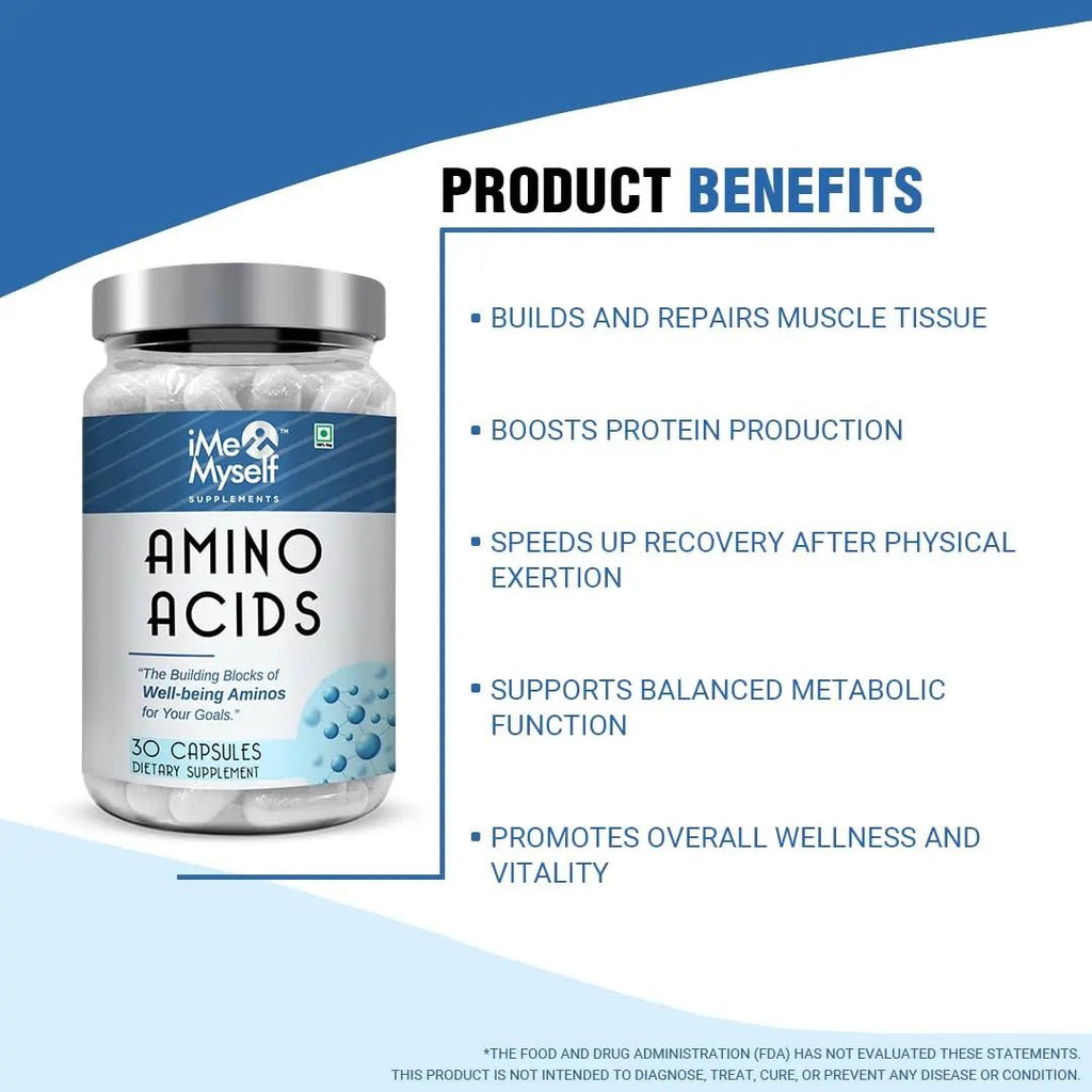 iMeMyself Amino Acid | 30 Veg Capsules - TrustMedUSA