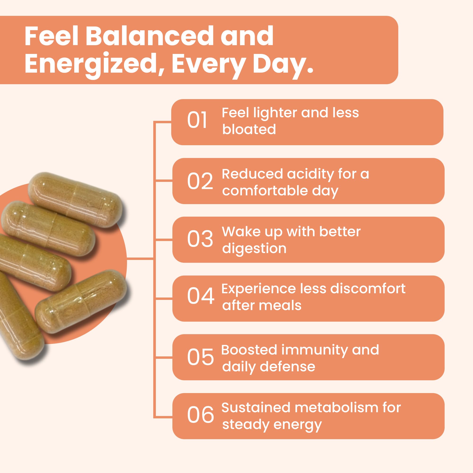 iMeMyself WellGut Daily Herbal Supplement | Traditional Herbs with Minerals & Probiotics 90 Vegan Capsules - TrustMedUSA
