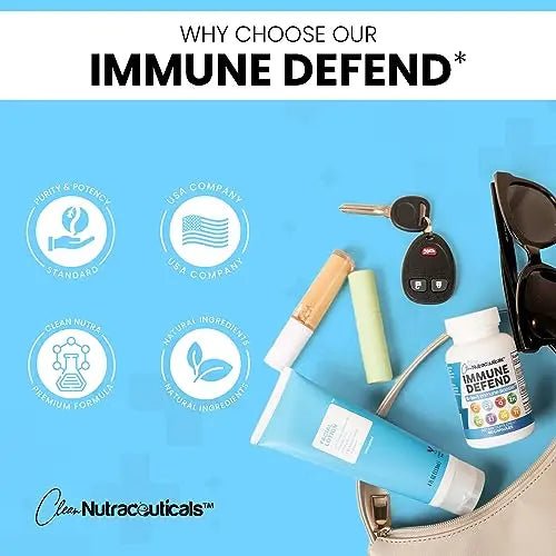 Immune Defense Support Supplement 8 in 1 w/Zinc 50mg Quercetin, VIT C - TrustMedUSA