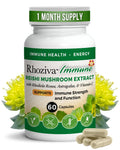 Immune Support, Energy Booster with Vitamin C, D3 and Zinc Supplement, Rhodiola Rosea, Reishi Mushroom Extract, Astragalus, Overall Wellness and Daily Habit - 60 Capsules - TrustMedUSA