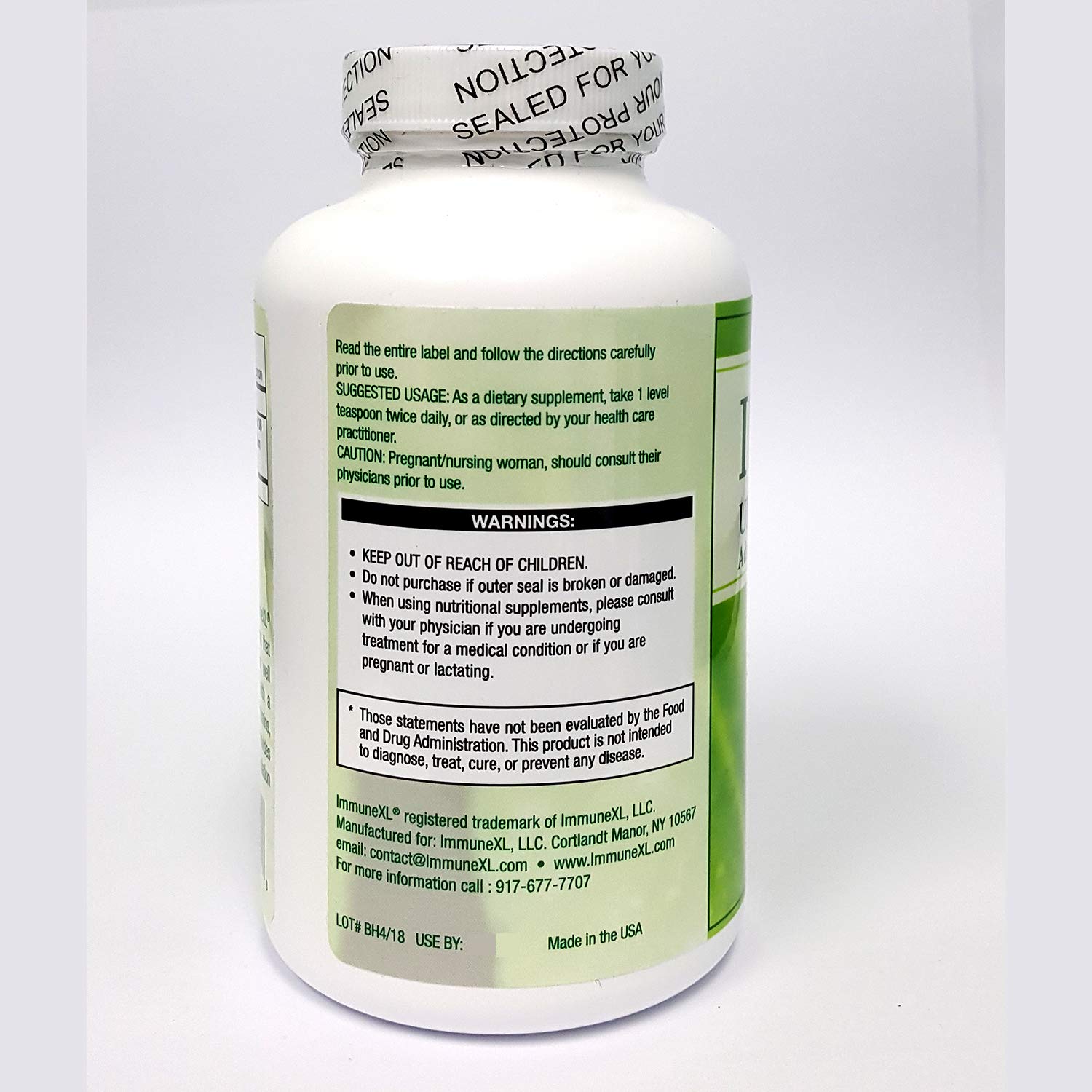 ImmuneXL Ultra Plus Powder (with Aulterra), 200 Grams - TrustMedUSA