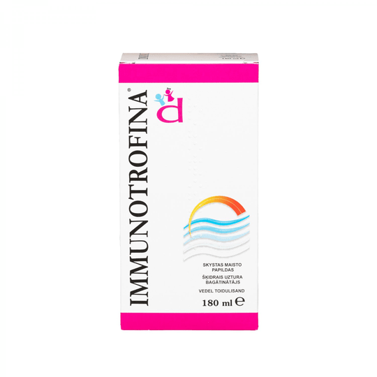 IMMUNOTROFINA D Liquid Immune System Supplement 180ml Various Vitamins Minerals - TrustMedUSA