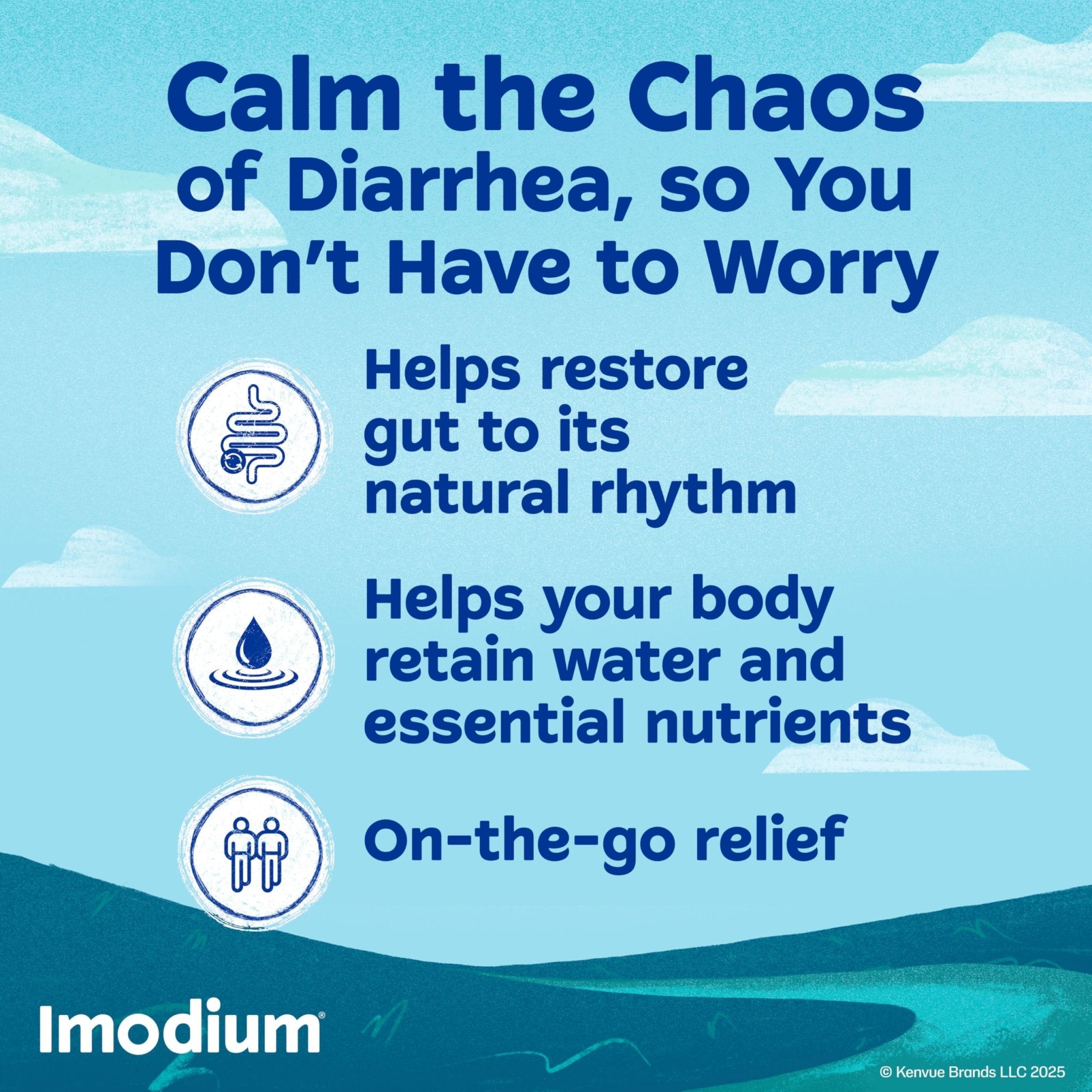 Imodium A-D Liquid Anti-Diarrheal Medicine with Loperamide HCl to Help Control Symptoms of Diarrhea Due to Acute, Traveler's Diarrhea, Mint Flavor, 8 fl. oz - Maple Wellness Supplements