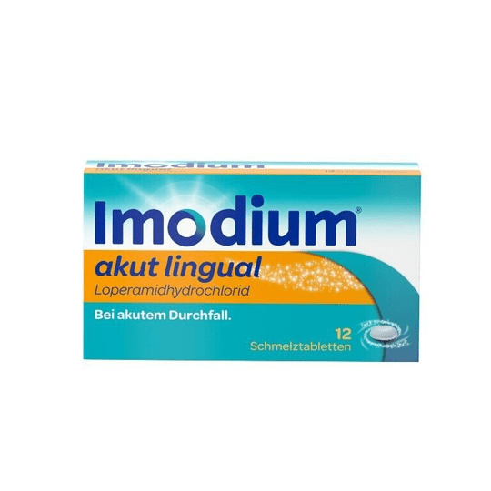Imodium acute lingual – immediate help for acute diarrhea, 12 pcs - TrustMedUSA