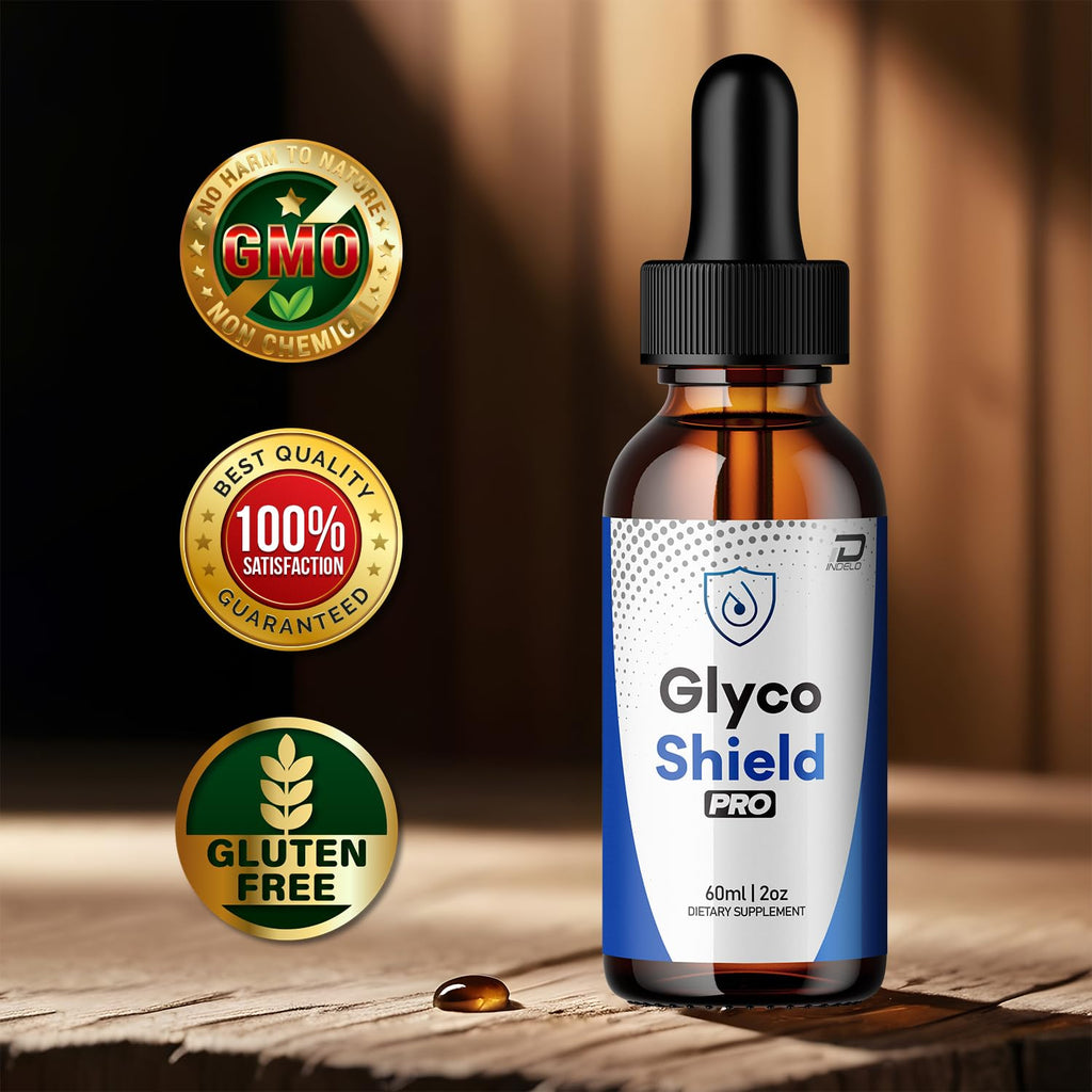 Indelo Glyco Shield Pro Healthy Formula – GlycoShield Pro All Natural Healthy Levels - Extra Strength Liquid, GlycoShieldPro Reviews (3 Pack – 3 Month Supply) - TrustMedUSA