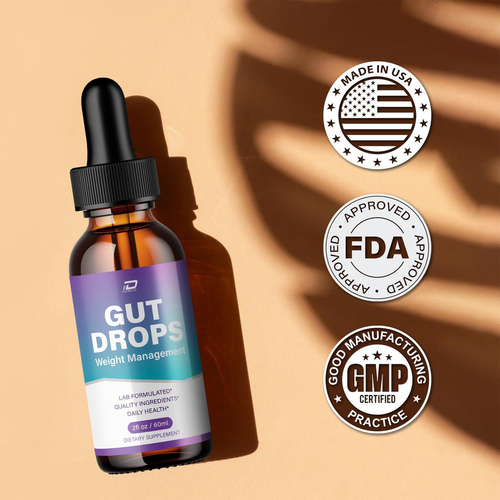 Indelo Gut Drops Healthy Formula – GutDrops All Natural Healthy Levels - Extra Strength Liquid, Reviews (3 Pack – 3 Month Supply) - TrustMedUSA