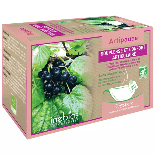 Inebios Artipause Joint Suppleness and Comfort Organic Herbal Tea 20 teabags - TrustMedUSA