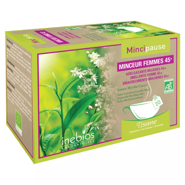 Inebios Mincipause Minceur Femme 45+ Organic Herbal Tea 20 teabags - TrustMedUSA