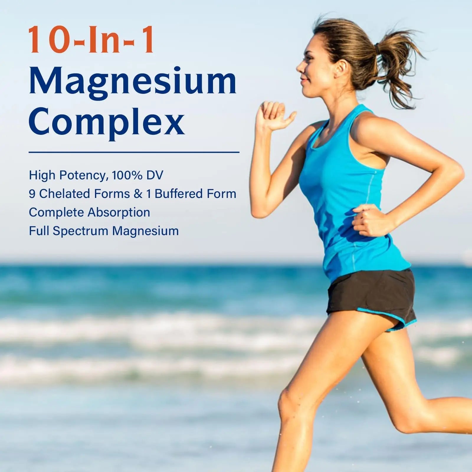 Innate Vitality 10-in-1 Magnesium Complex 960mg, 420mg Elemental Mag per Serving, with Magnesium Glycinate, Citrate, Malate, and More, Sleep, Digestion, Energy Support, 90 Vegan Caps - TrustMedUSA