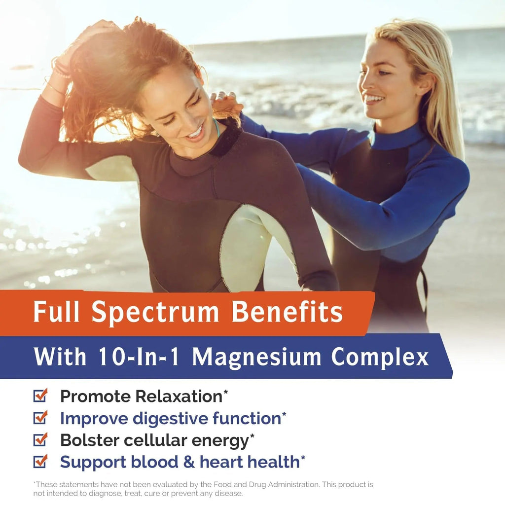 Innate Vitality 10-in-1 Magnesium Complex 960mg, 420mg Elemental Mag per Serving, with Magnesium Glycinate, Citrate, Malate, and More, Sleep, Digestion, Energy Support, 90 Vegan Caps - TrustMedUSA