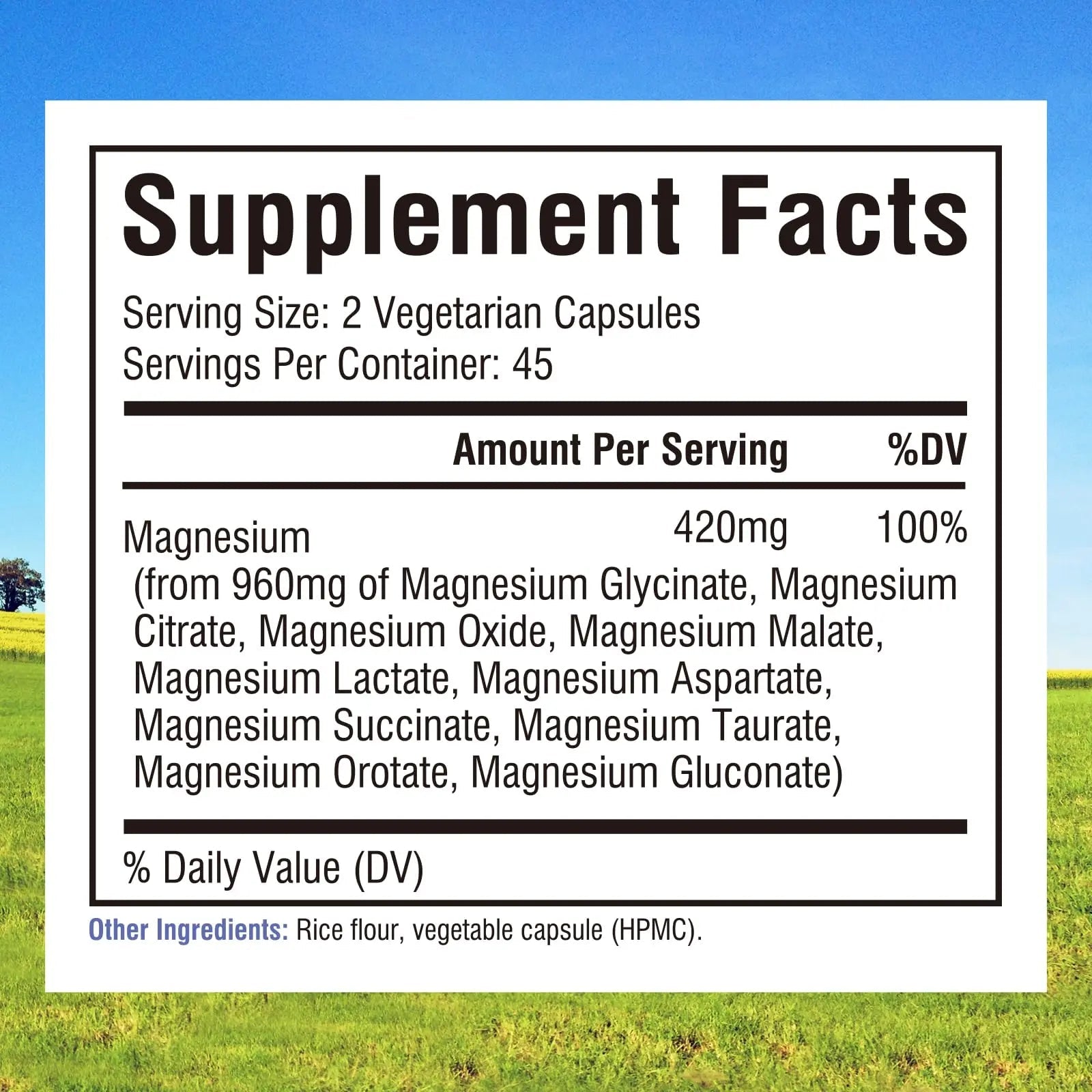 Innate Vitality 10-in-1 Magnesium Complex 960mg, 420mg Elemental Mag per Serving, with Magnesium Glycinate, Citrate, Malate, and More, Sleep, Digestion, Energy Support, 90 Vegan Caps - TrustMedUSA
