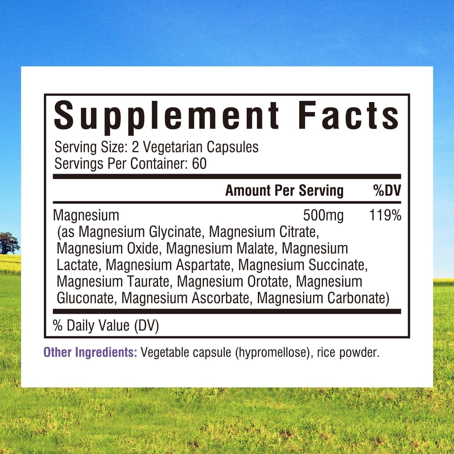 Innate Vitality 12-in-1 Magnesium Complex, 500 mg Elemental Mag, with Magnesium Glycinate Malate Taurate Aspartate & More, - TrustMedUSA