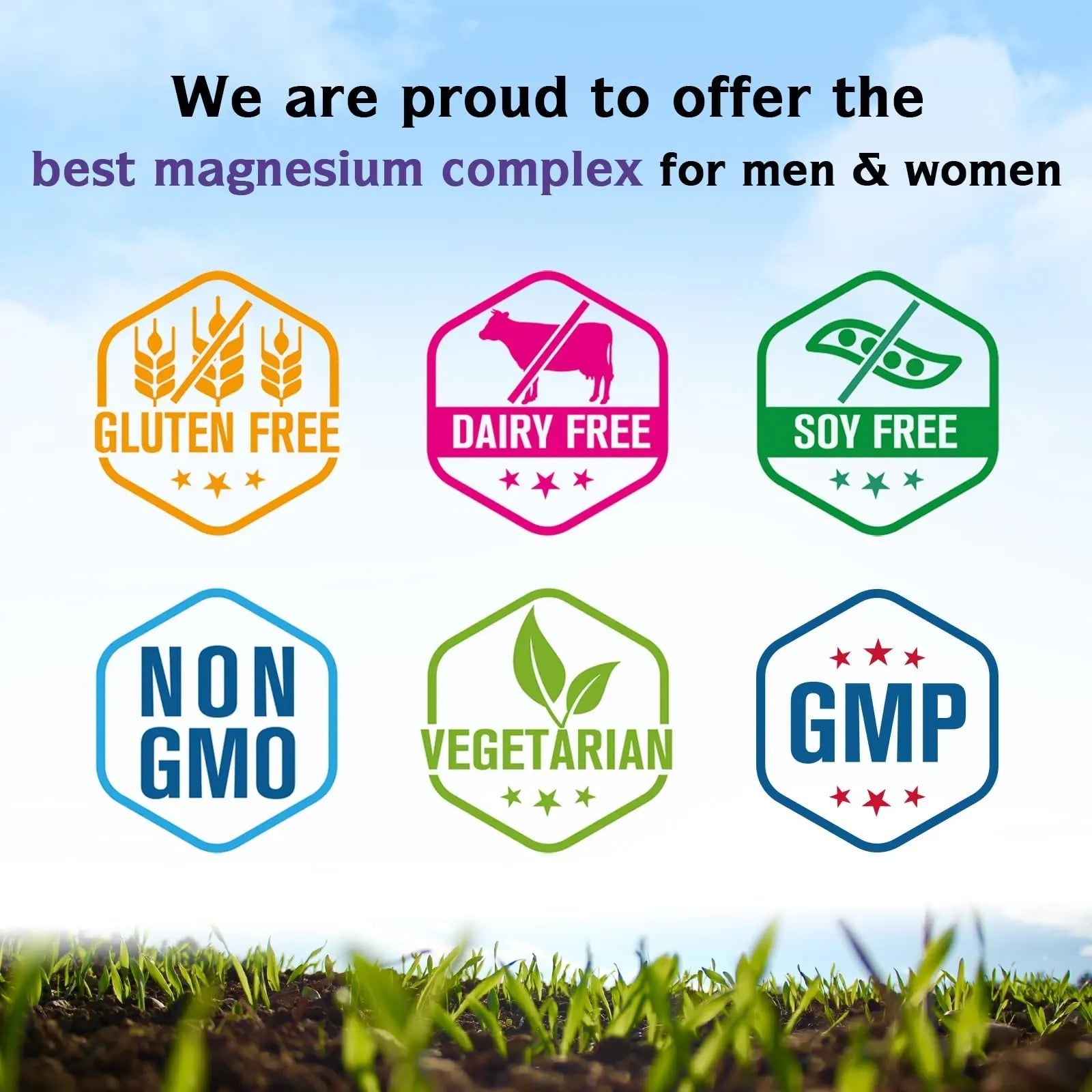 Innate Vitality Magnesium Complex 6-in-1, 1160mg Per Serving, Rest & Digestion, Magnesium Glycinate & Citrate, High Absorption, 120 Vegan Capsules - TrustMedUSA