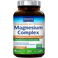 Innate Vitality Magnesium Complex, Magnesium Glycinate Citrate Malate Taurate with Ashwagandha L-Theanine Vitamin D3 & B6, High Absorption, Full Spectrum, Bones Stress Sleep Support, 90 caps - TrustMedUSA