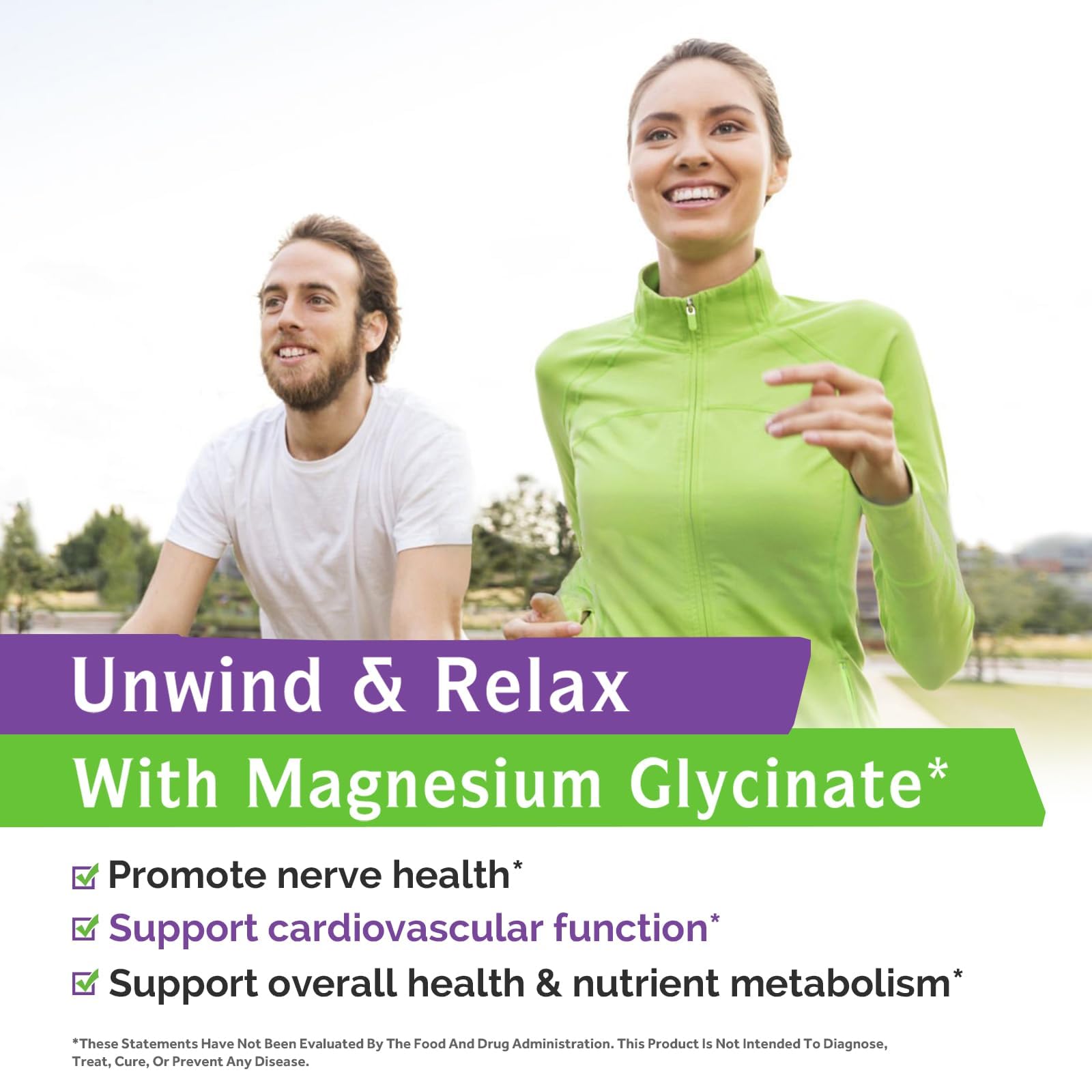 Innate Vitality Magnesium Glycinate 500mg | 70mg Elemental Magnesium Supplement - High Absorption, Non Buffered, Non-GMO & No Gluten - Vegan - Nerve Health - 120 Capsules (Pack of 1) - TrustMedUSA