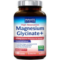 Innate Vitality Magnesium Glycinate Complex, 420mg Elemental Magnesium Per Serving, Enhanced Absorption, Black Pepper, Vitamin D3 & B6, Sleep Mood Bone Nerve Support, 180 Caps - TrustMedUSA