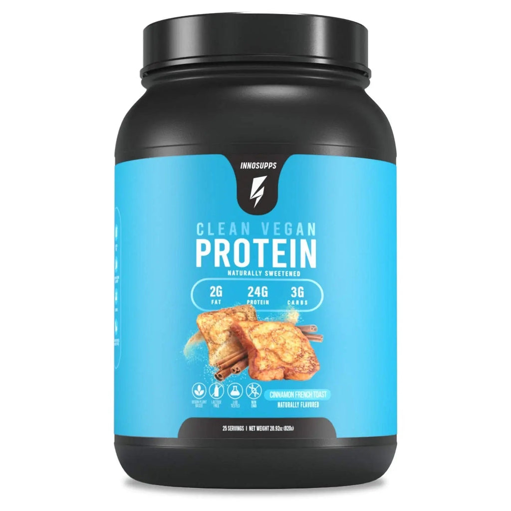 InnoSupps Clean Vegan Protein - Plant Based, Vegan, Natural, No Artificial Sweeteners - TrustMedUSA