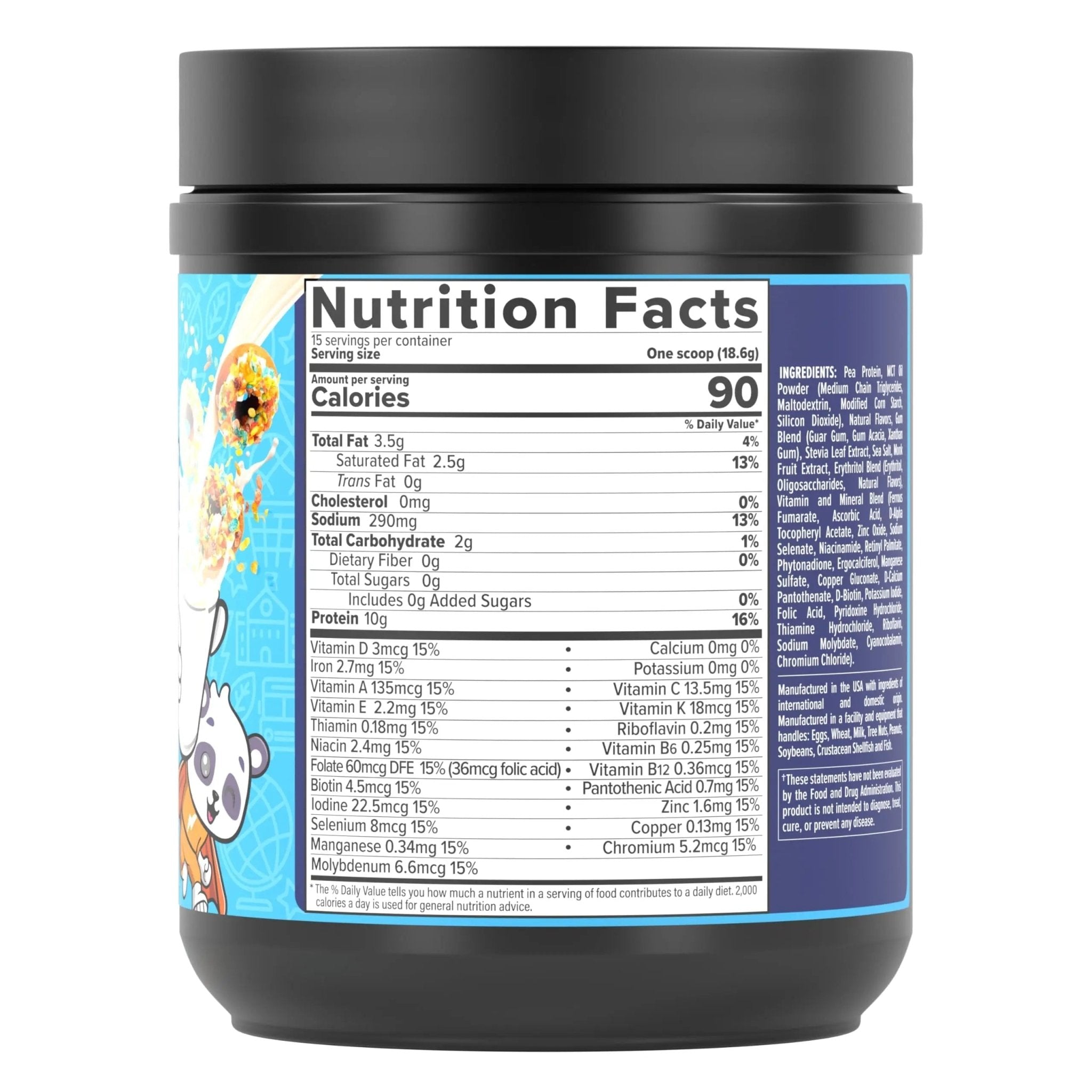 InnoSupps Fruity Donut Plant-Powered Protein for Kids: Essential Nutrients, Delicious - TrustMedUSA