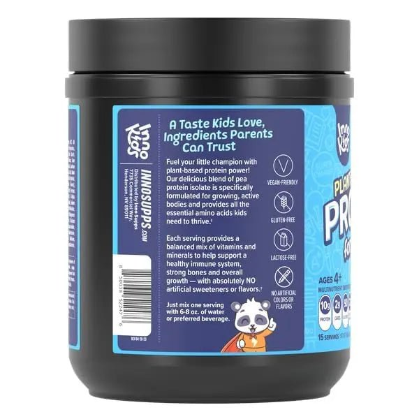 InnoSupps Fruity Donut Plant-Powered Protein for Kids: Essential Nutrients, Delicious - TrustMedUSA