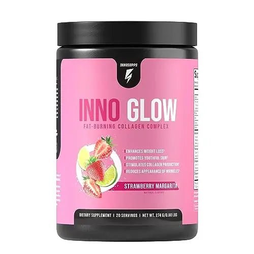 InnoSupps Inno Glow Collagen Blend Infusion for Beauty & Wellness (Strawberry Margarita) - TrustMedUSA