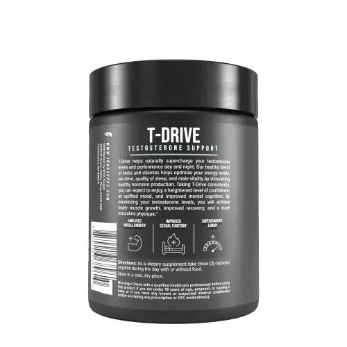 InnoSupps : T-Drive | Testosterone Booster | Amplify Muscle Growth | KSM-66 Ashwagand - TrustMedUSA
