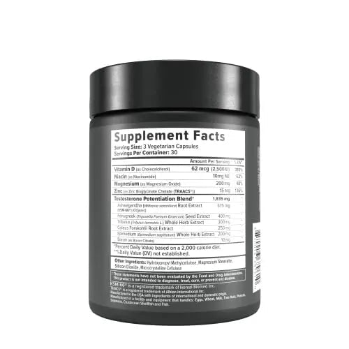 InnoSupps : T-Drive | Testosterone Booster | Amplify Muscle Growth | KSM-66 Ashwagand - TrustMedUSA