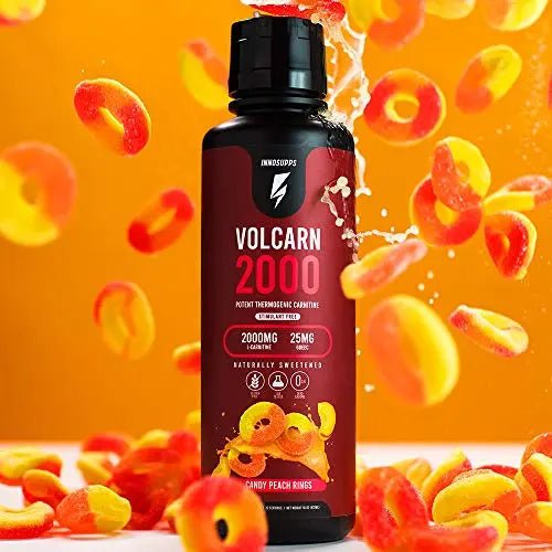 InnoSupps Volcarn 2000 - Advanced Fat Burning Liquid | L-Carnitine, GBEEC, Boost Energy - TrustMedUSA